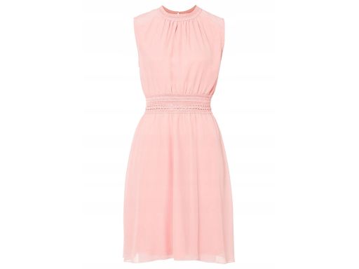 B.P.C sukienka szyfonowa z koronką 50.