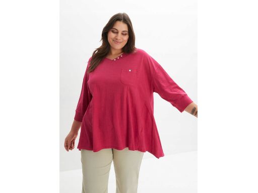 B.P.C t-shirt asymetryczny z dłuższymi bokami ^40/42