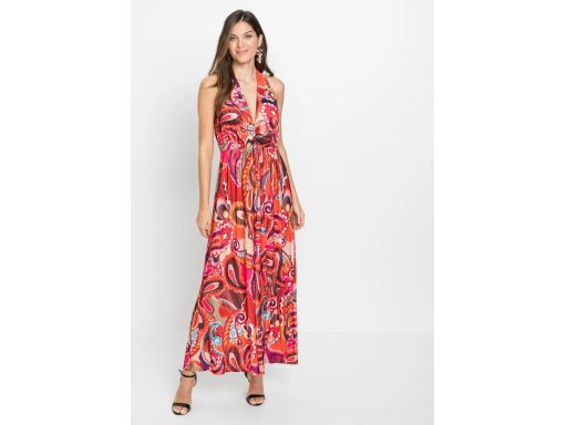 B.P.C sukienka maxi z nadrukiem r.36/38