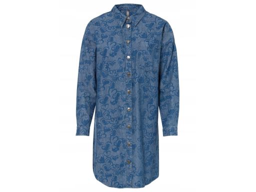 B.P.C sukienka jeansowa boyfriend z narukiem ^42