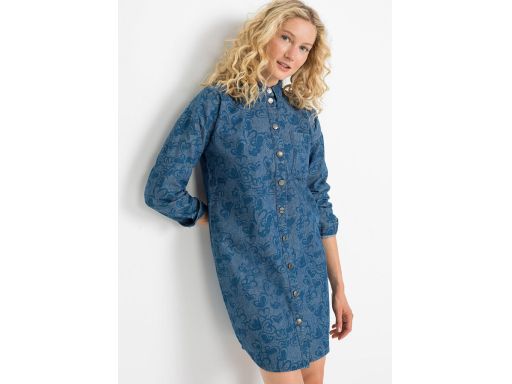 B.P.C sukienka jeansowa boyfriend z narukiem ^42