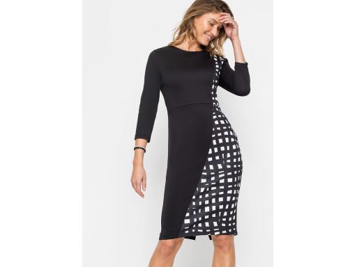 B.P.C sukienka ołówkowa we wzór 32/34.
