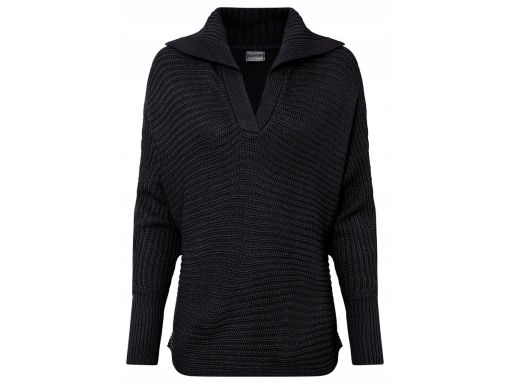 B.P.C sweter czarny z kołnierzem ^36/38