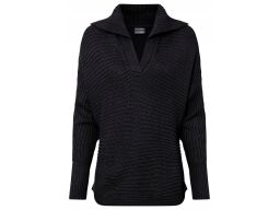 B.P.C sweter czarny z kołnierzem ^36/38