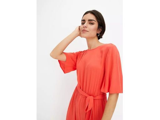 B.P.C kombinezon 7/8 krepowany czerwony ^52