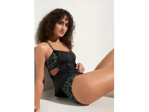 B.P.C Tankini 2w1 z budowanym topem moro ^36