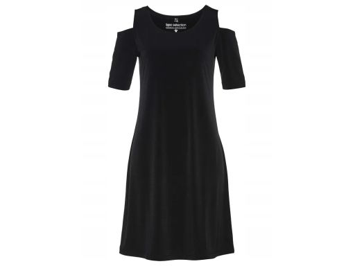 B.P.C sukienka odkryte ramiona czarna 44/46.