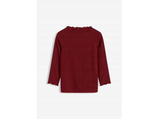 B.P.C bluzka lekko krepowaba bordowa 3/4 rękaw ^40/42