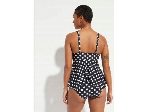 B.P.C tankini czarne w grochy 48 (95B).