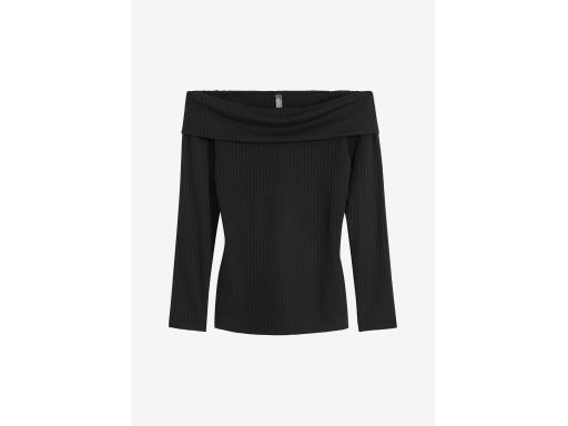 B.P.C czarna bluzka carmen długi rękaw ^40/42