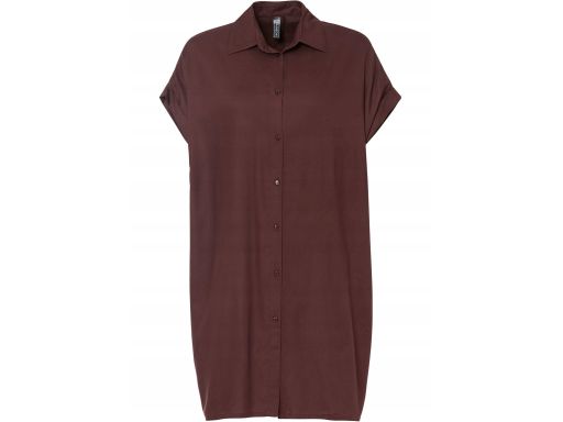 B.P.C sukienka koszulowa prosta brązowa ^38