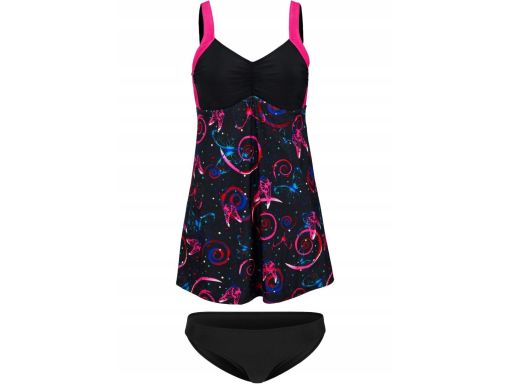 B.P.C długie tankini wzorzyste z figami r.54