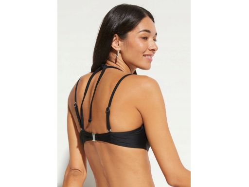 B.P.C czarne bikini z biustonoszem balkonetka dodatkowe ramiączko ^36(