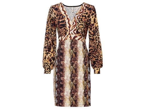 B.P.C sukienka w panterkę i węża 36/38.