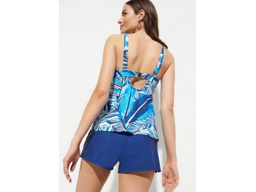 B.P.C tankini wielokolorowe we wzory z szortami r.44