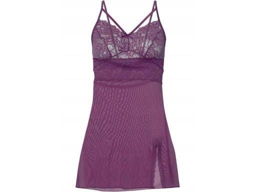 B.P.C VENUS siateczkowa koszula nocna z koronką r.36/38