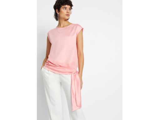 B.P.C bluzka top satynowa jasny róż 36/38.