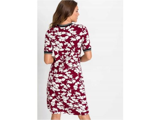 B.P.C sukienka dżersejowa z nadrukiem 32/34.