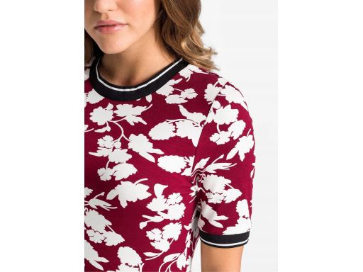 B.P.C sukienka dżersejowa z nadrukiem 32/34.