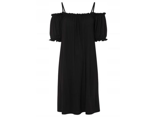 B.P.C czarna sukienka carmen letnia ^32/34