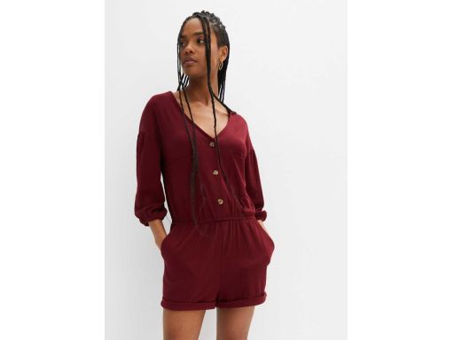 B.P.C krótki kombinezon z szortami bordowy 44/46.