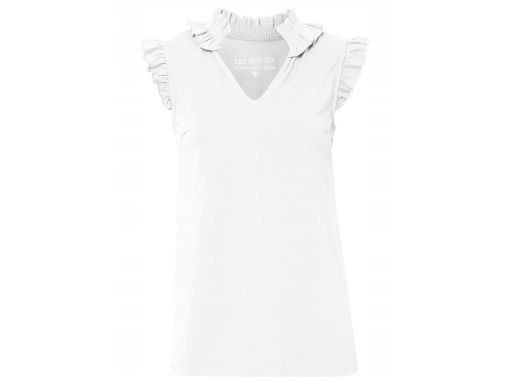 B.P.C bluzka biała z falbaneczkami r.52/54
