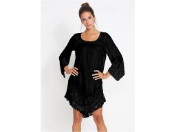 B.P.C tunika plażowa z koronką czarna 42.