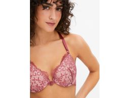 B.P.C biustonosz usztywniany koronkowy zapięcie przód 95B.