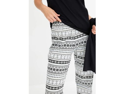 B.P.C piżama damska 3-elementowa top, bluzka kopertowa i spodnie r.44/