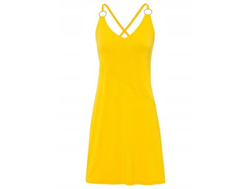 B.P.C sukienka na ramiączka żółta 44/46.