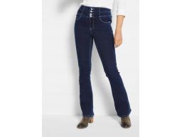 B.P.C ciemne jeansy typu bootcut r.34