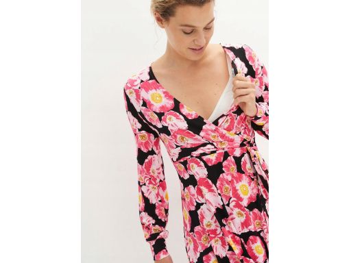 B.P.C sukienka ciążowa i do karmienia w kwiaty r.36/38