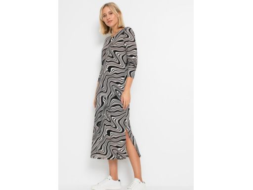 B.P.C sukienka midi wzorzysta modna r.36/38