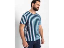 B.P.C t-shirt męski w paski 3XL.