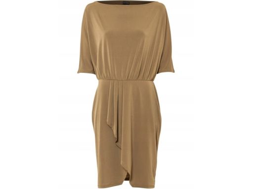 B.P.C sukienka śliska oliwkowa 40/42.