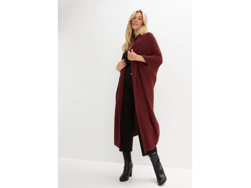 B.P.C narzutka bordowa kardigan oversize 44/46.