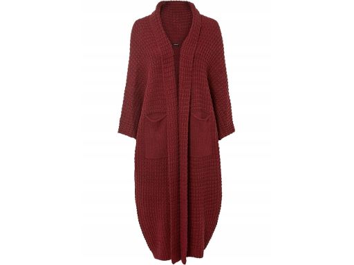 B.P.C narzutka bordowa kardigan oversize 44/46.