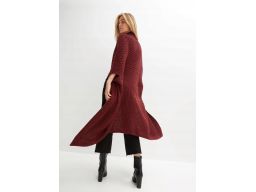 B.P.C narzutka bordowa kardigan oversize 44/46.