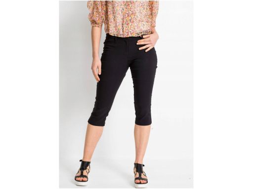 B.P.C spodnie czarne 3/4 elastyczne r.36