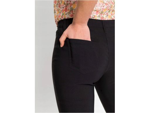 B.P.C spodnie czarne 3/4 elastyczne r.36