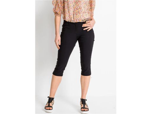 B.P.C spodnie czarne 3/4 elastyczne r.36