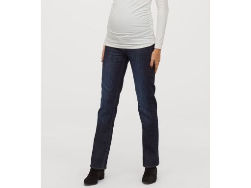 * H@M spodnie ciążowe ciemne jeansy 34.