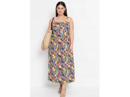 B.P.C długa sukienka letnia we wzory ^36/38