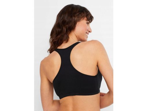 B.P.C biustonosz sportowy do karmienia czarny bawełniany ^48/50