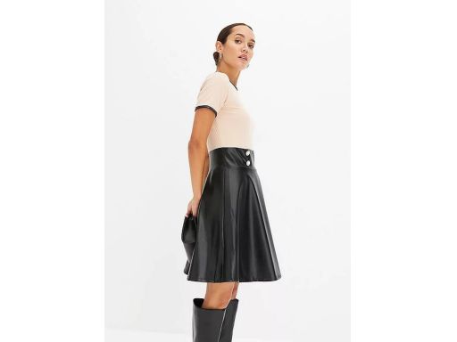 B.P.C sukienka z eko skóry 2w1 ^36/38