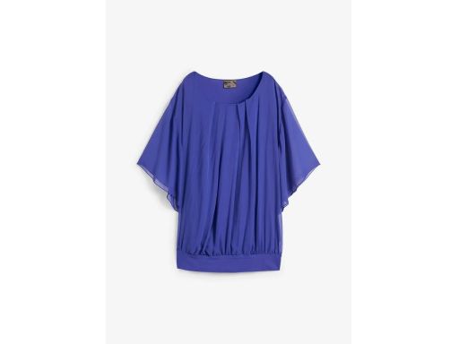 B.P.C szafirowa bluzka szyfonow z topem ^40