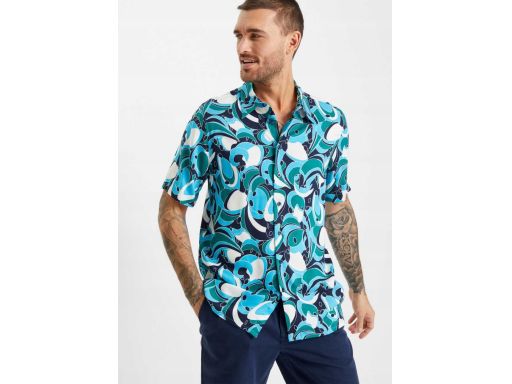 B.P.C kolorowa koszula męska z wiskozy r.39/40