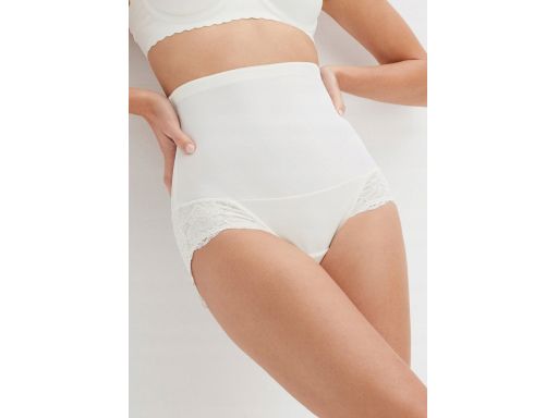 B.P.C. majtki modelujące białe z koronką r.38