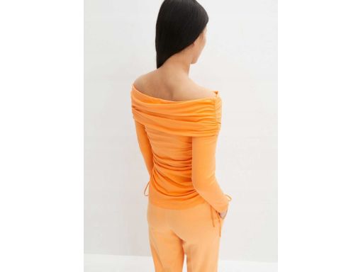 B.P.C bluzka carmen pomarańczowa marzczona ^48/50