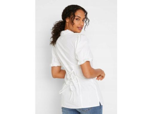 B.P.C bluzka w stylu ludowym biała r.56